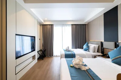 Deluxe-Zweibettzimmer mit Meerblick — Anthiya Seaview Villa Hotel Phuket